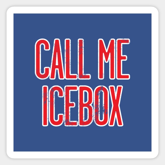 Little Giants - Call Me Icebox (Distressed) Sticker by The90sMall